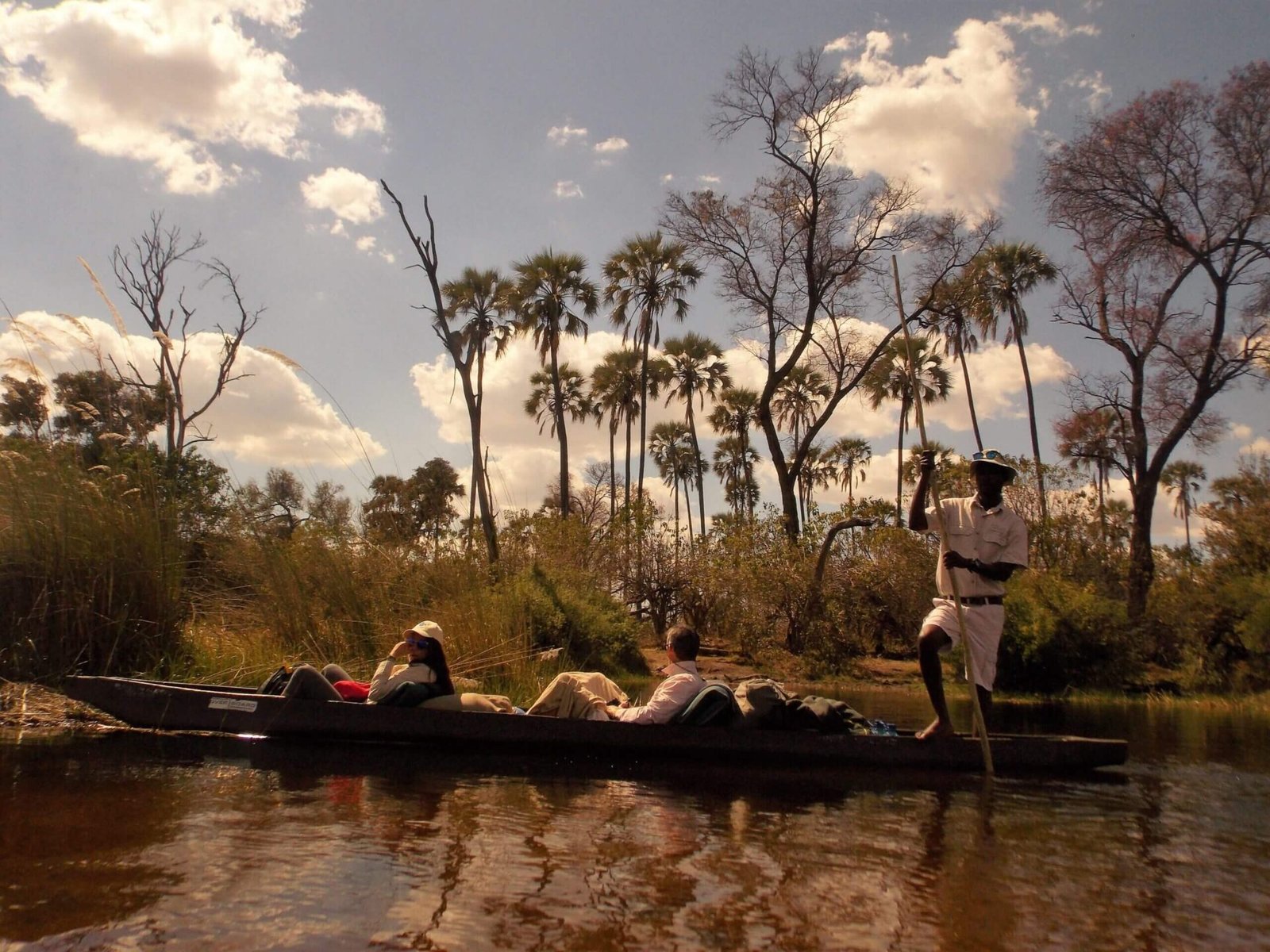 The thrill of a mokoro ride to Ditshiping Island, Okavango Delta